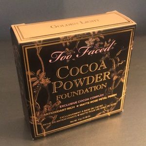 Too Faced Cocoa Powder Foundation NIB Golden Light